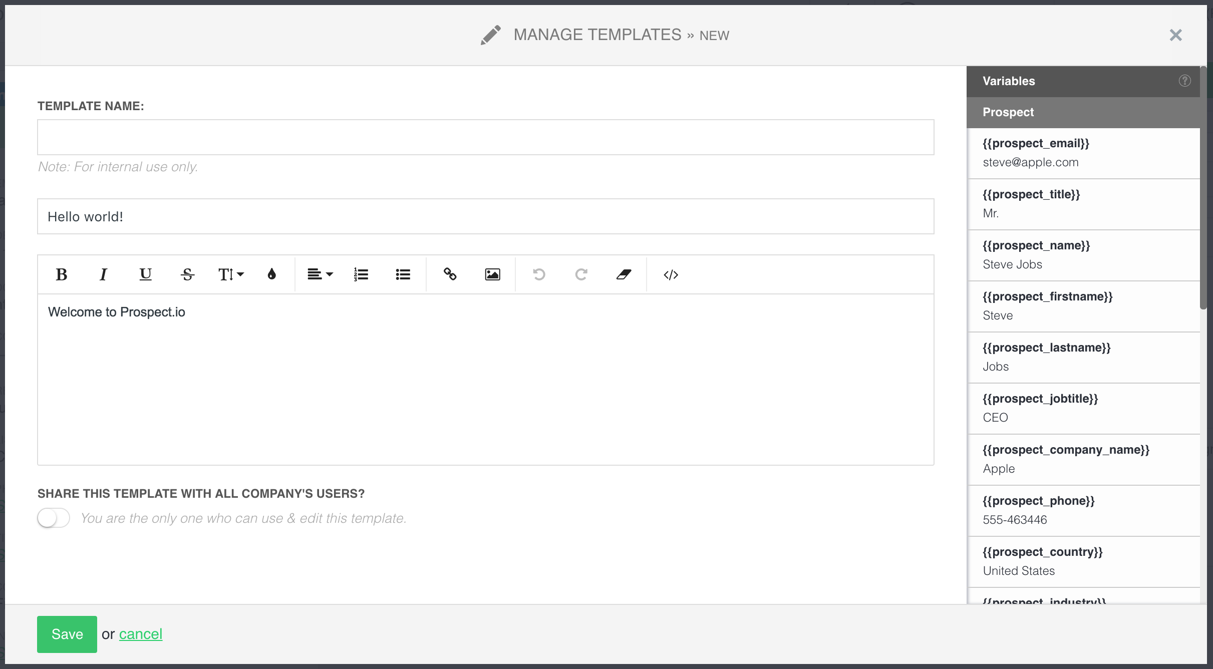prospect io changelog